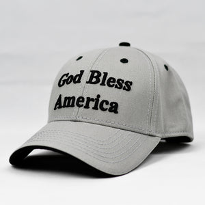 "God Bless America" Grey Cap