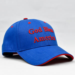 "God Bless America" Royal Blue Cap