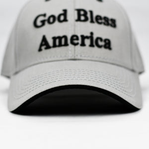"God Bless America" Grey Cap