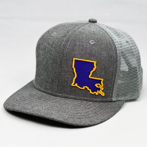 Louisiana - Purple & Gold