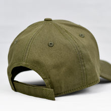 Load image into Gallery viewer, &quot;USA&quot; w/ Embossed Leather Patch in Olive Green