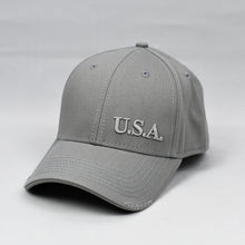 Load image into Gallery viewer, &quot;U.S.A&quot; Embroidered FR in Grey